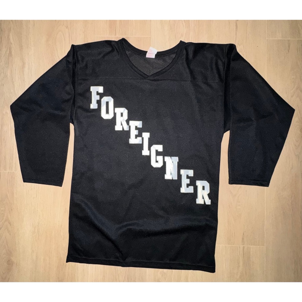 Vintage Jersey Black‎ Long Sleeve Shirt SP Large